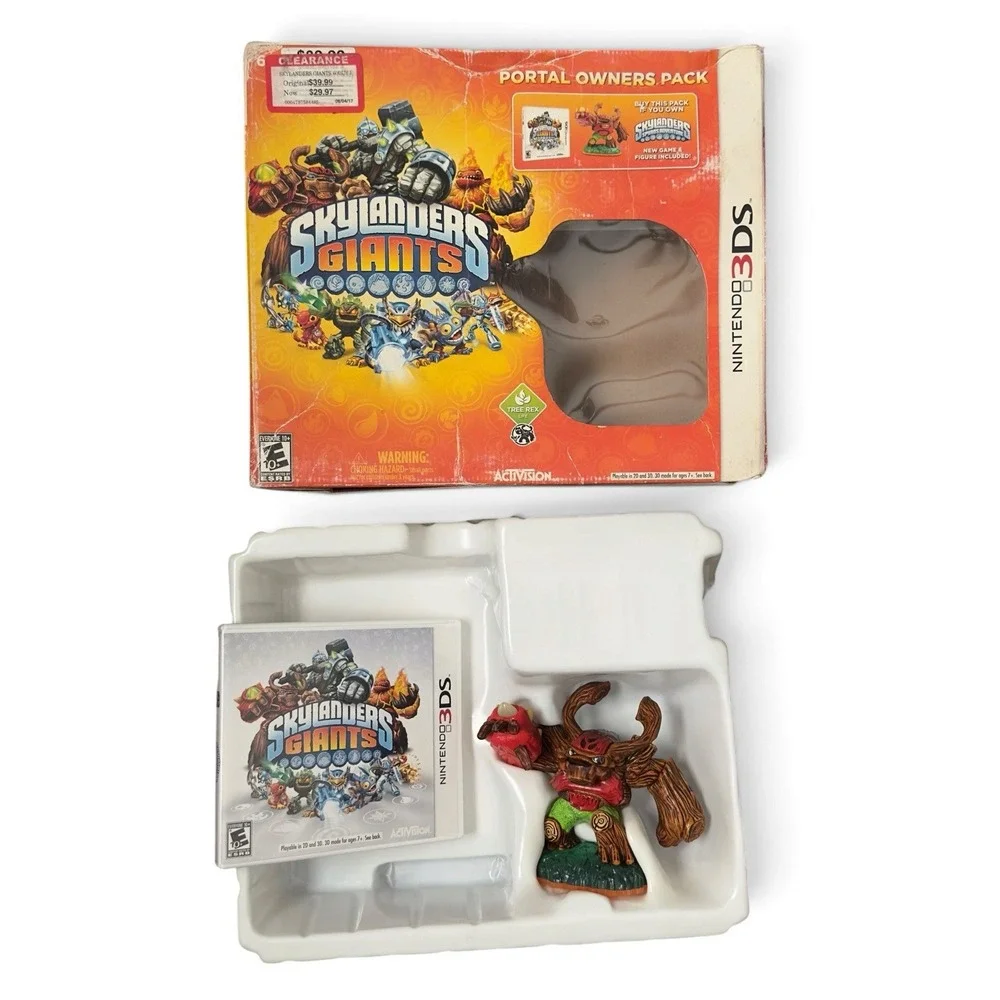 Skylanders Giants Portal Owners Pack Nintendo 3DS Tree Rex Figure